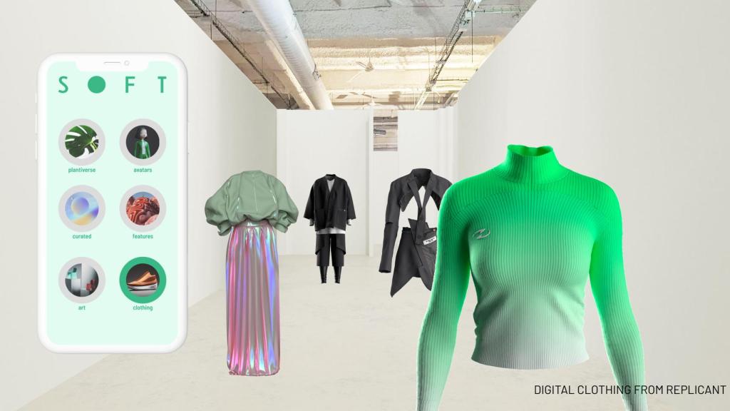 Ejemplo de tienda que se puede crear con SOFT usando realidad aumentada y realidad virtual.