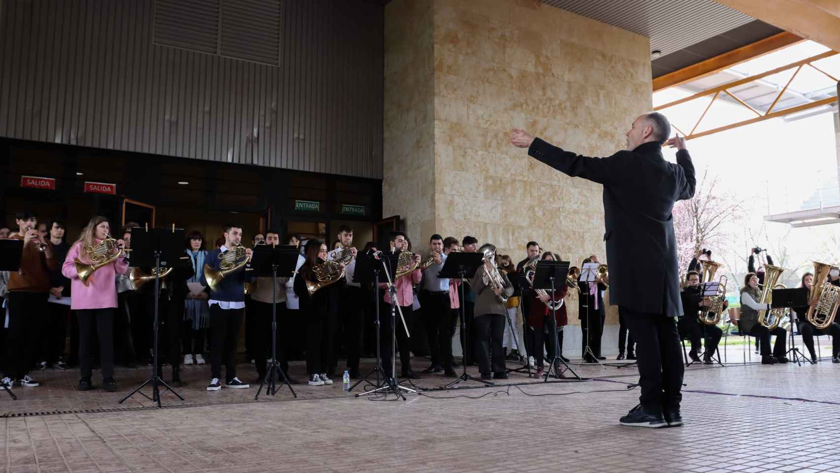 El coro del Conservatorio Superior de Música de Salamanca