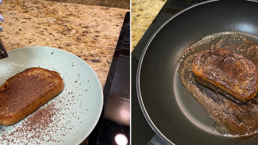 Torrijas de Dabiz Muñoz y nuestras torrijas.