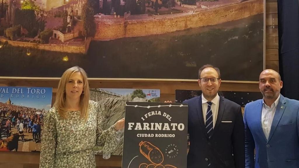 El alcalde, Marcos Iglesias, presenta la I Feria del Farinato de Ciudad Rodrigo