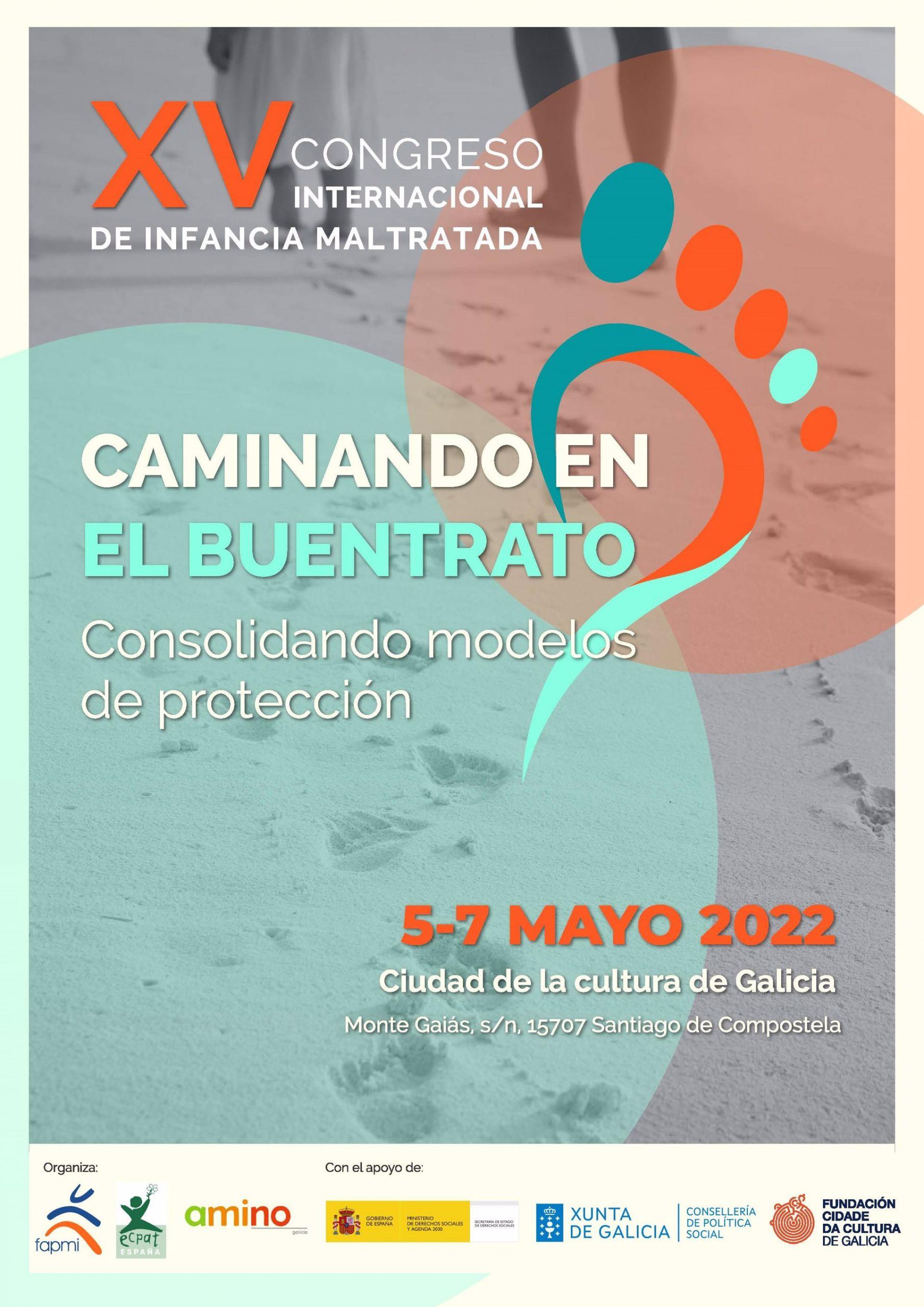 Cartel del XV Congreso Internacional de Infancia Maltratada (AMINO).