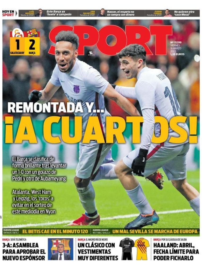 Portada SPORT