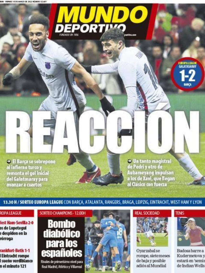 Portada Mundo Deportivo