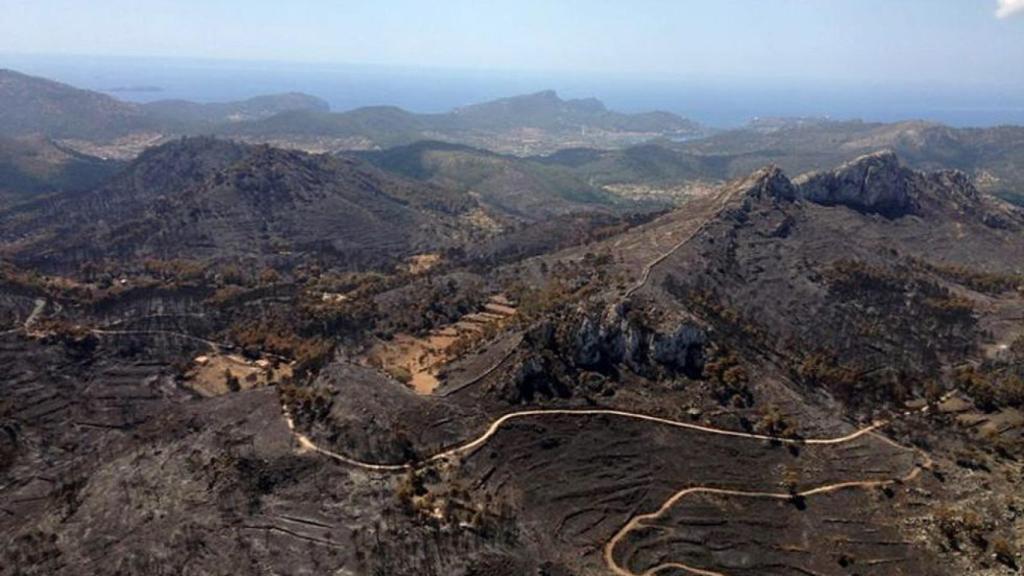 Incendio de Andratx, en Baleares.