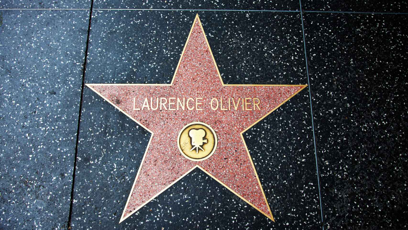 Estrella del paseo de la fama de Laurence Olivier.