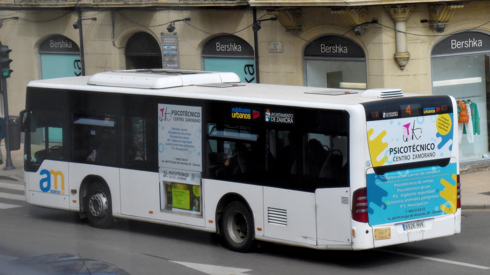 Autobús urbano de Zamora