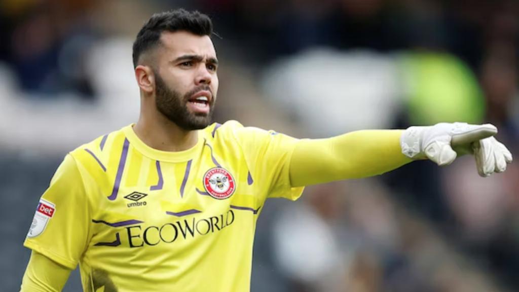 David Raya, portero del Brentford