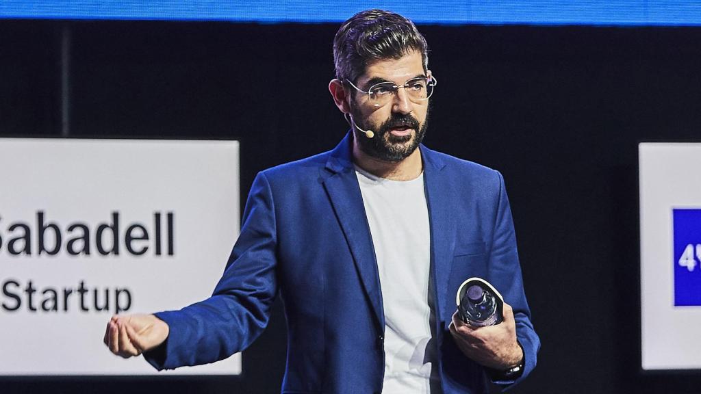 César Velasco, director de innovación de Novartis, durante una intervención en 4YFN.