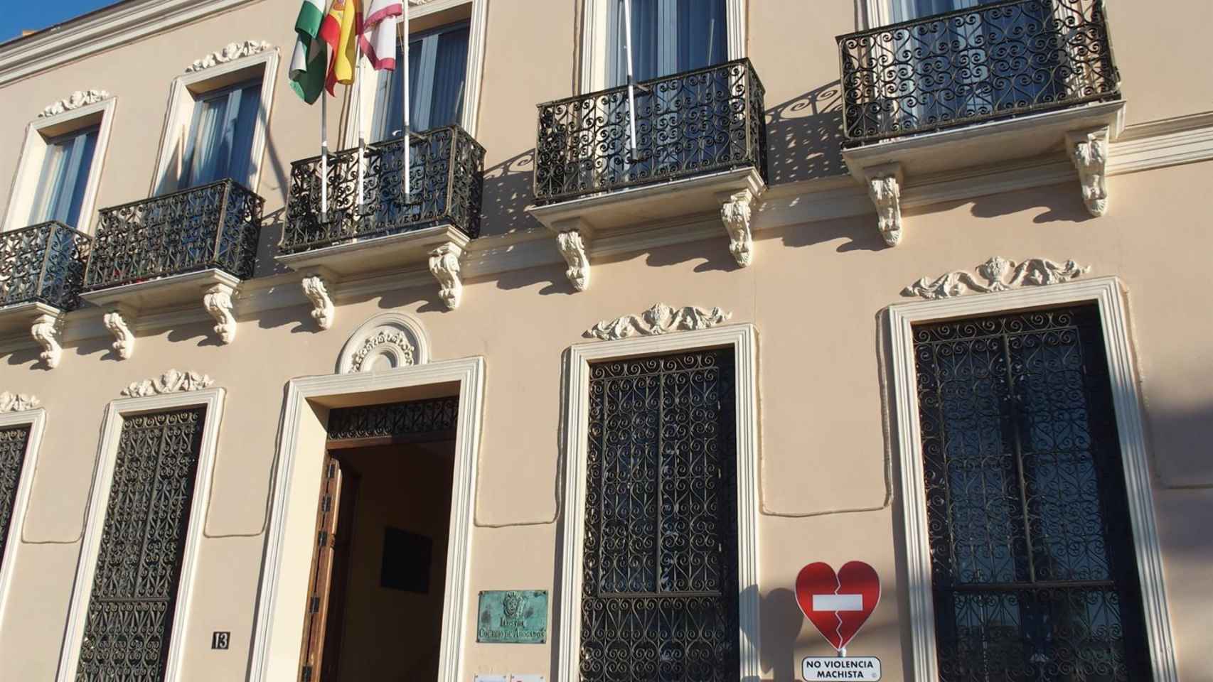 Imagen de la sede del Colegio de Abogados de Málaga.