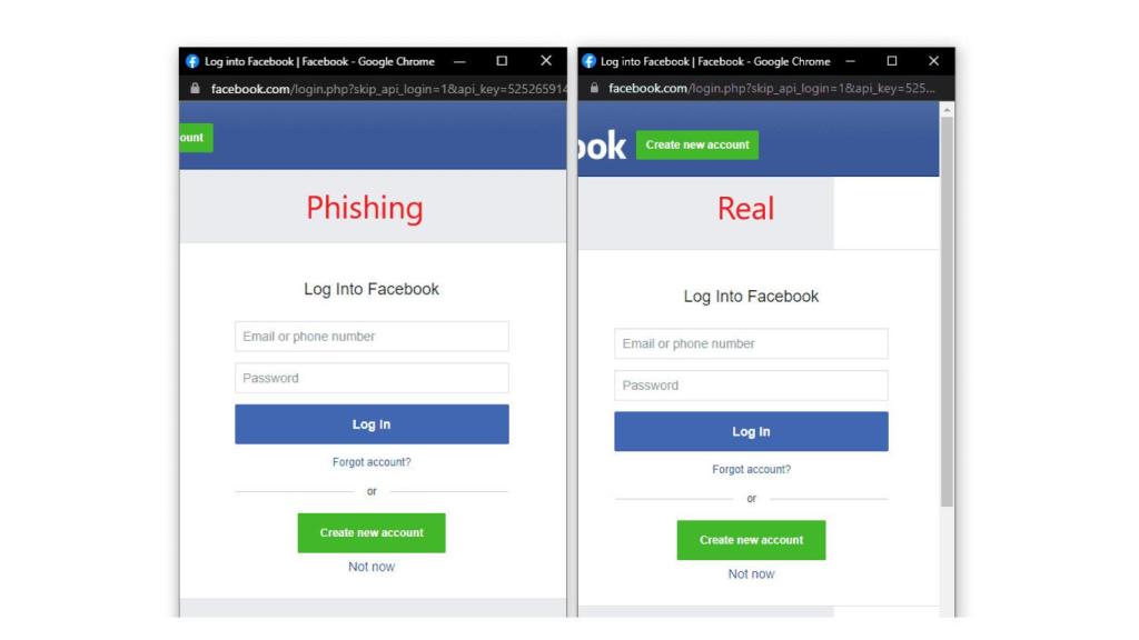 Phishing hiperrealista que calca a tu navegador