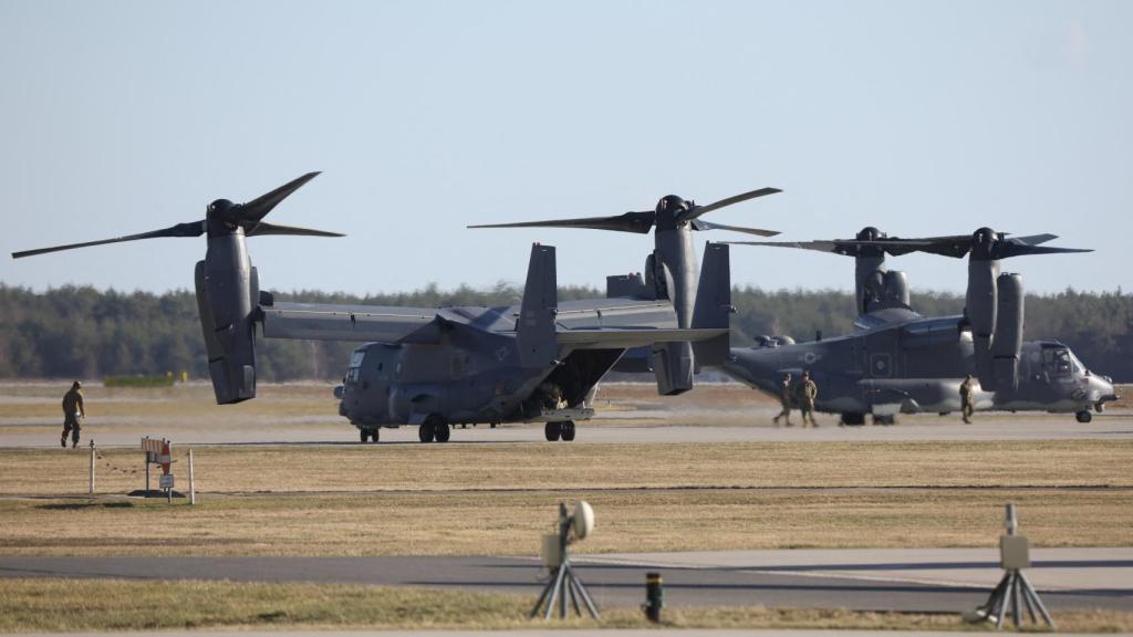 El Bell-Boeing V-22 Osprey, el modelo de avión militar estadounidense que se ha estrellado en Noruega.