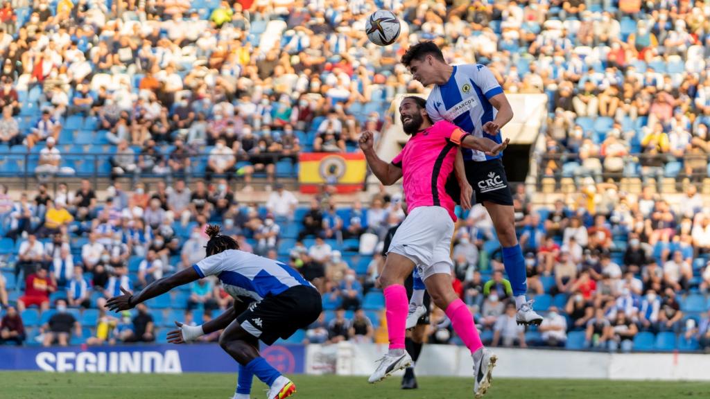 Partido del Hércules contra La Nucía, en imagen de archivo.