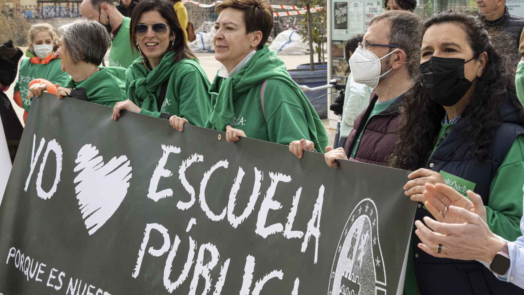 Marcha por la Escuela Pública en Valladolid | Foto: ICAL