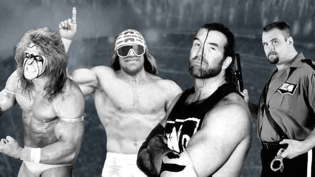 Ultimate Warrior, Randy Savage, Scott Hall y Big Boss Man
