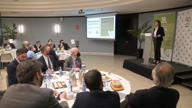 Ángeles Vázquez, durante su intervención en el foro.