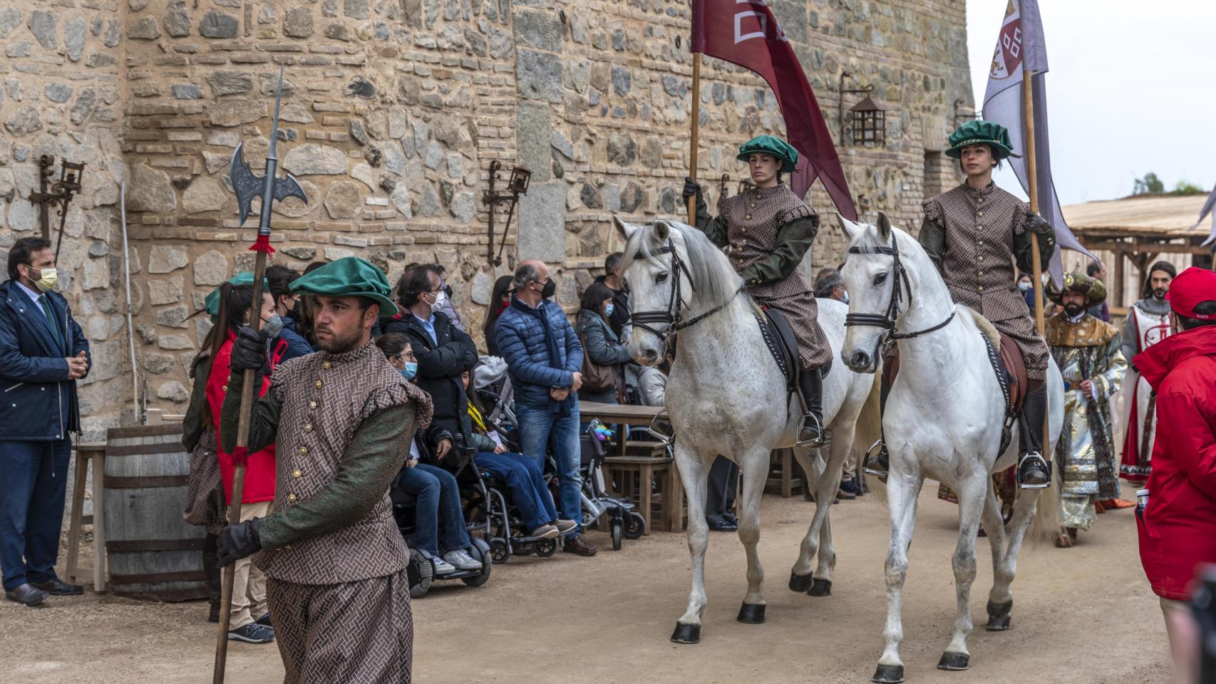 Algunos personajes de Puy du Fou.