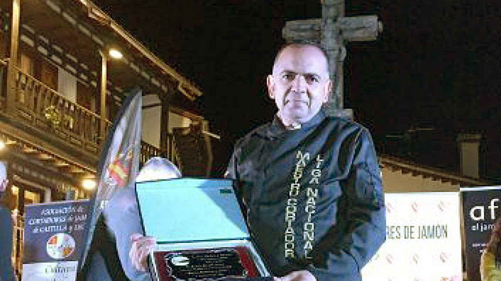 Agustín Risueño, nombrado maestro cortador en la Liga Nacional de Cortadores de Jamón
