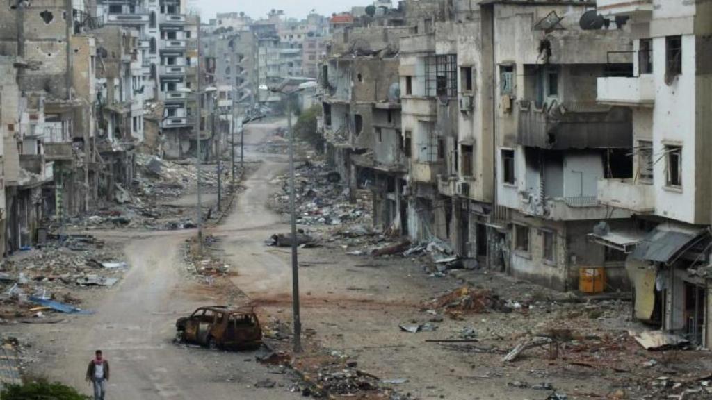 Estado de la ciudad siria de Homs.