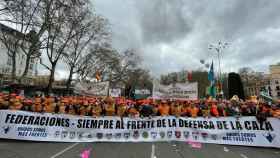 Manifestación del mundo rural en Madrid.