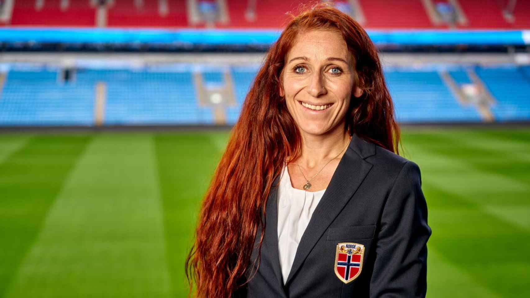 Lise Klaveness, presidenta de la Federación de Fútbol de Noruega