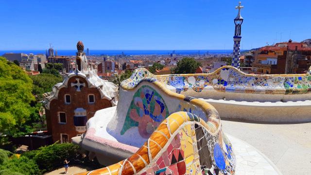 Parque Güell de Barcelona.