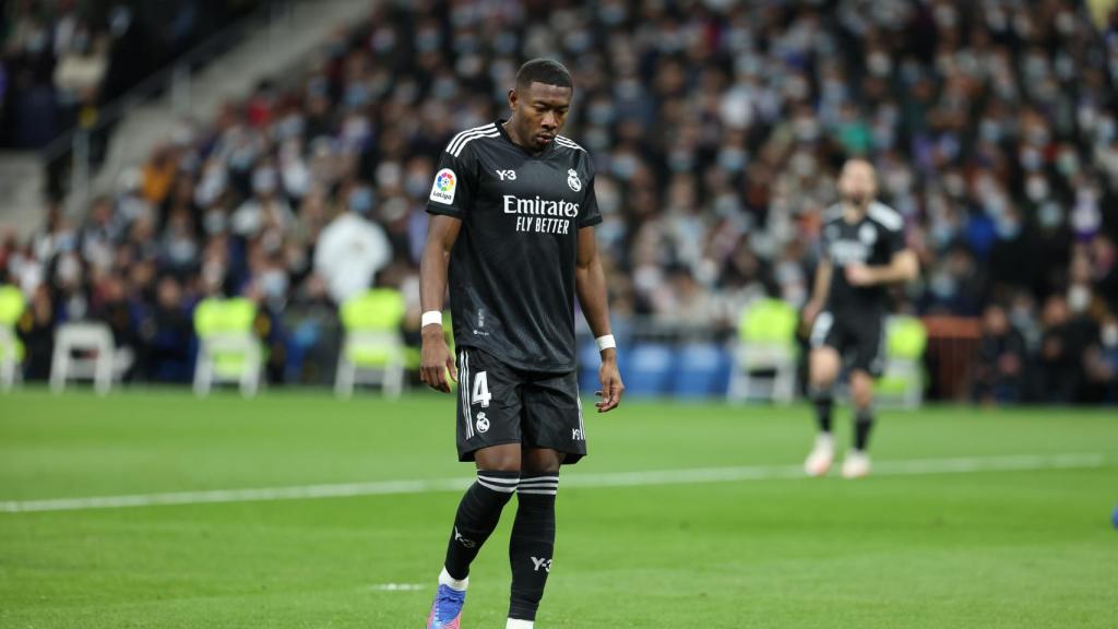 David Alaba, durante El Clásico.