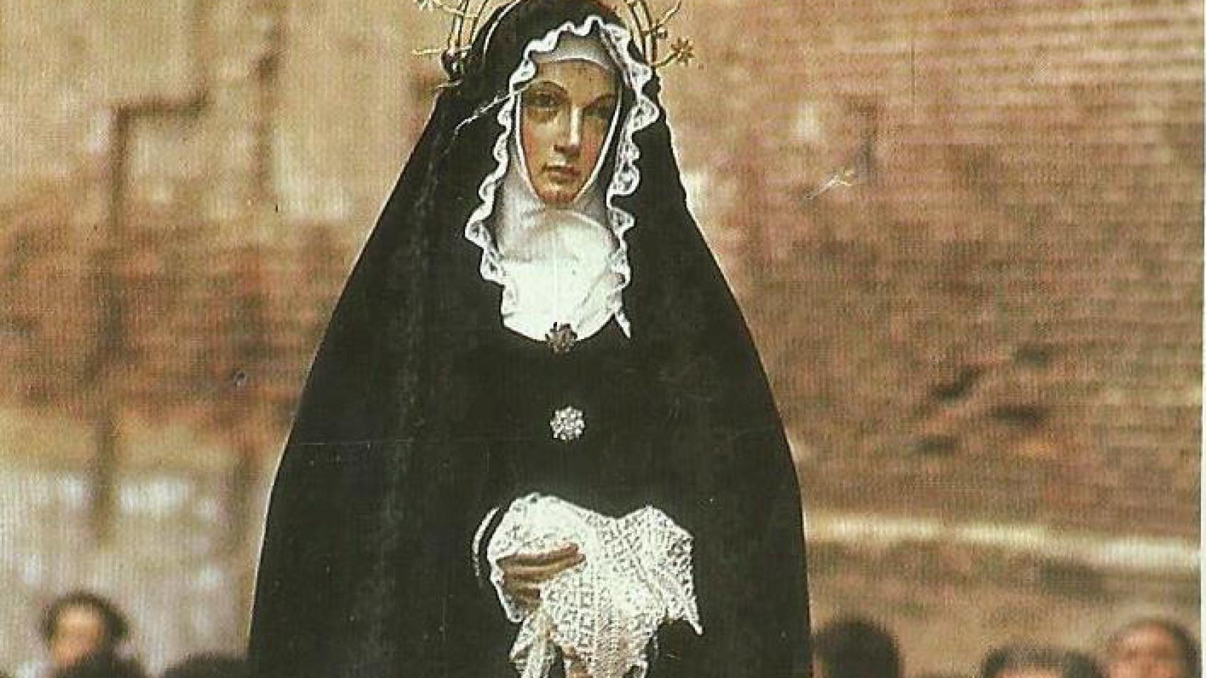 La imagen de Nuestra Madre Santísima de la Soledad
