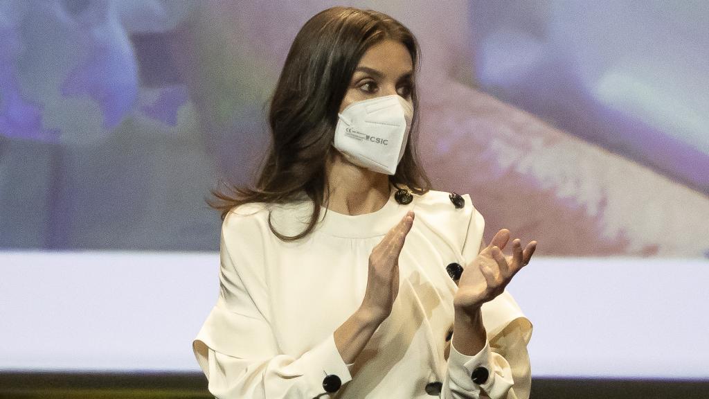 Letizia, en los Premios Nacionales de Innovación y Diseño 2021 en Valencia.