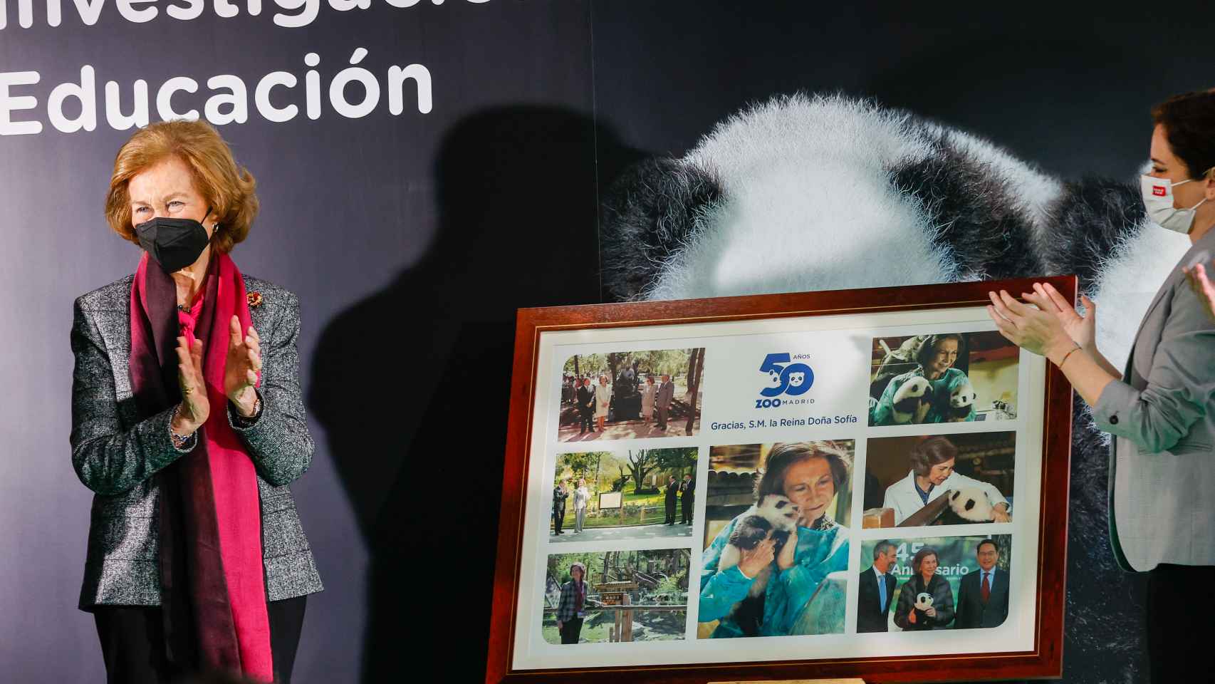La reina Sofía ha recibido un bonito detalle por los 50 años del Zoo de Madrid.