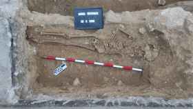 Los restos mortales de uno de los cadáveres encontrados en Albacete.