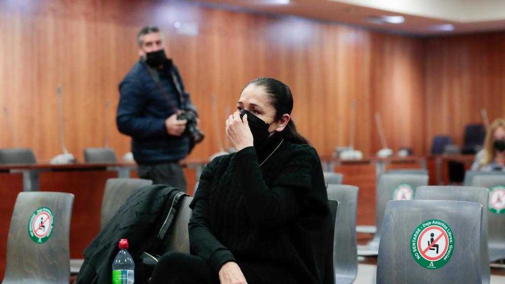 La cantante Isabel Pantoja en los juzgados de Málaga este martes 22 marzo de 2022.