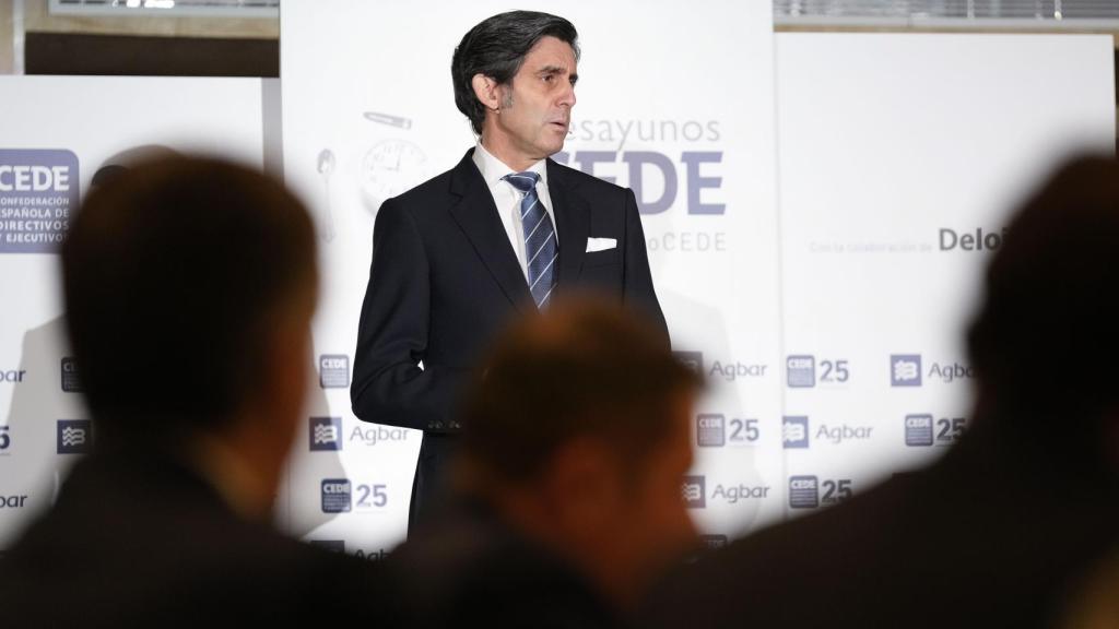 José María Álvarez-Pallete, presidente ejecutivo de Telefónica, en el Desayuno informativo de CEDE