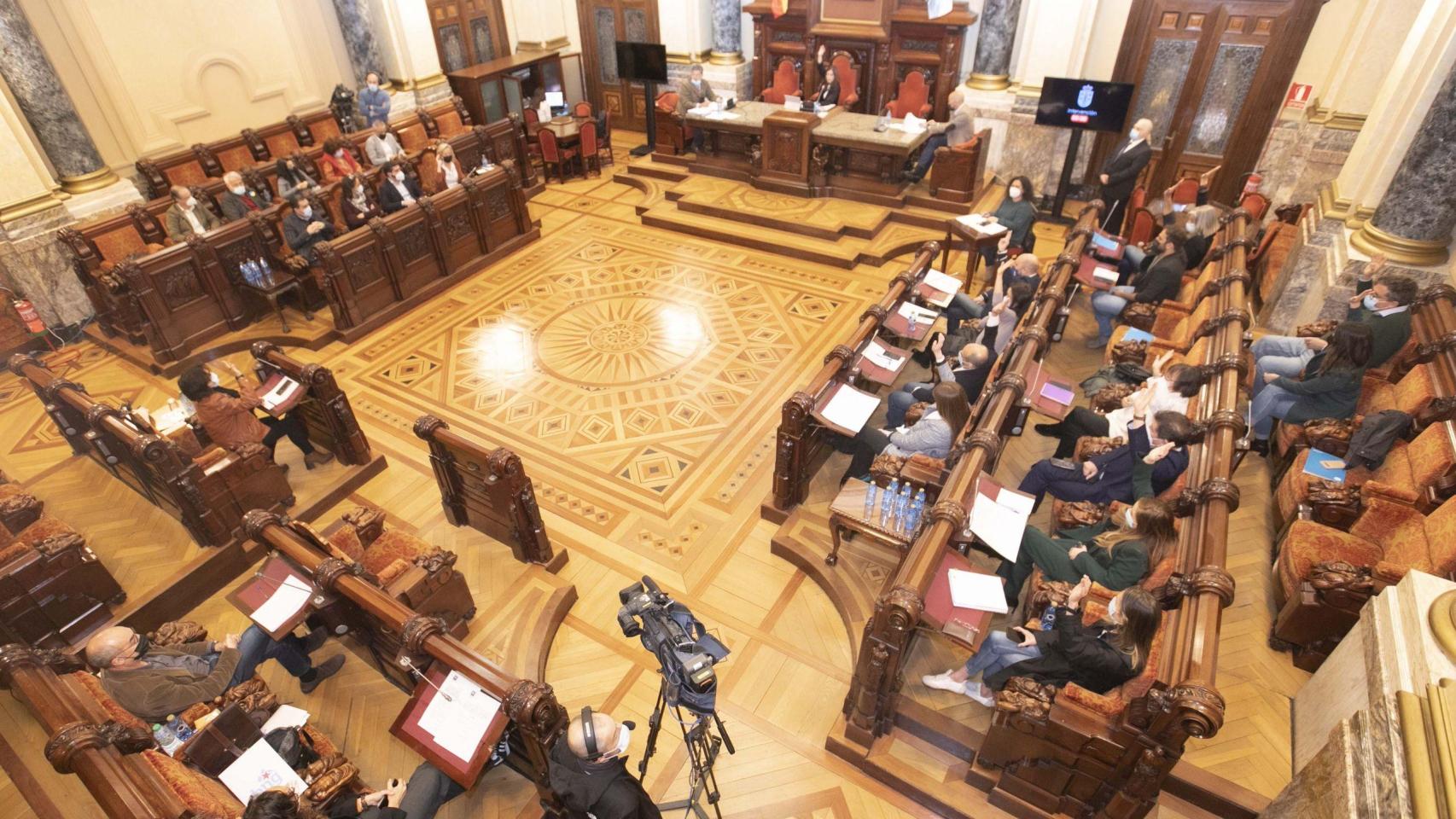 Pleno del Ayuntamiento de A Coruña.