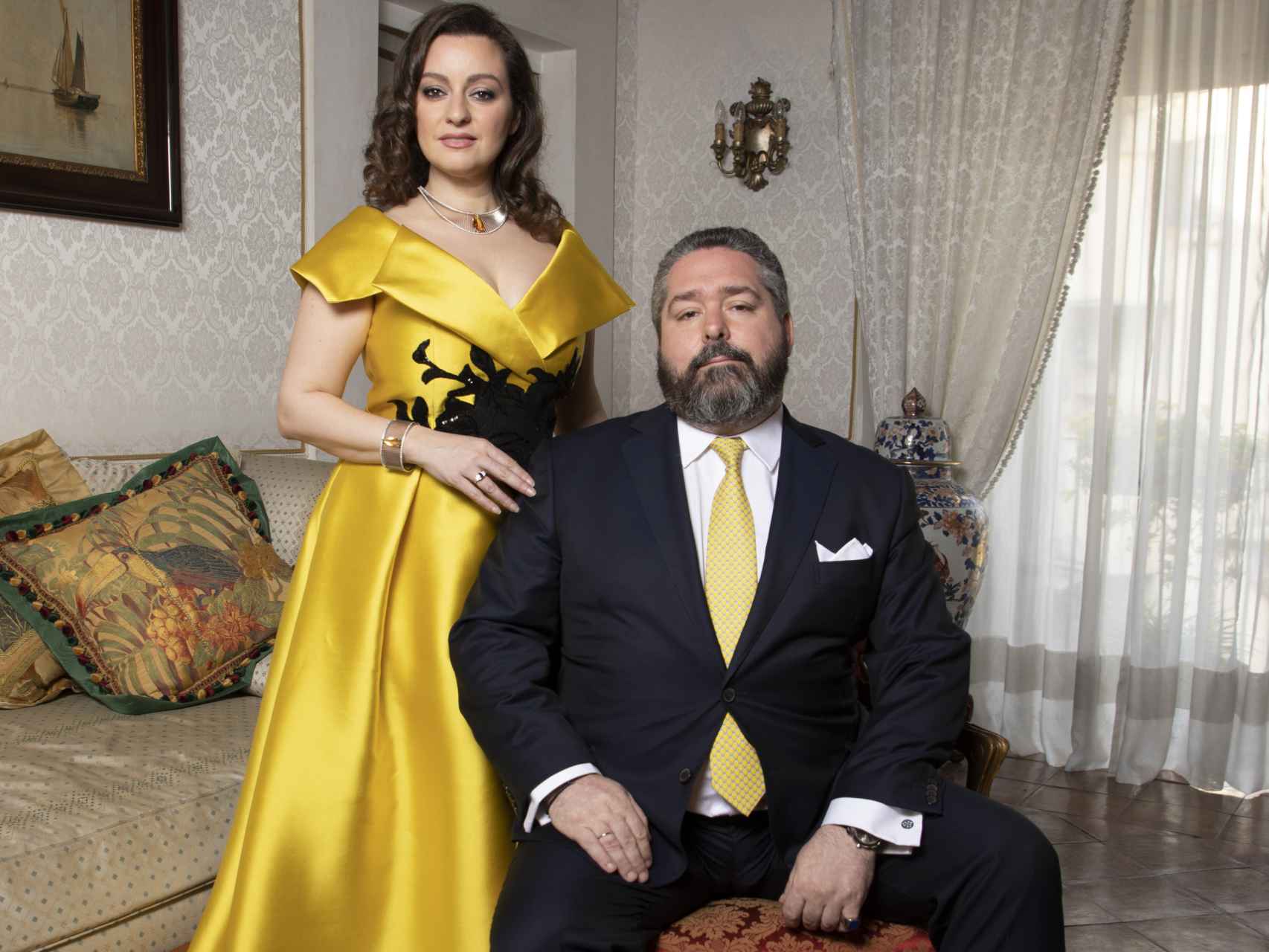 El Gran Duque Jorge y su esposa Victoria Romanovna Bettarini, en una imagen reciente.