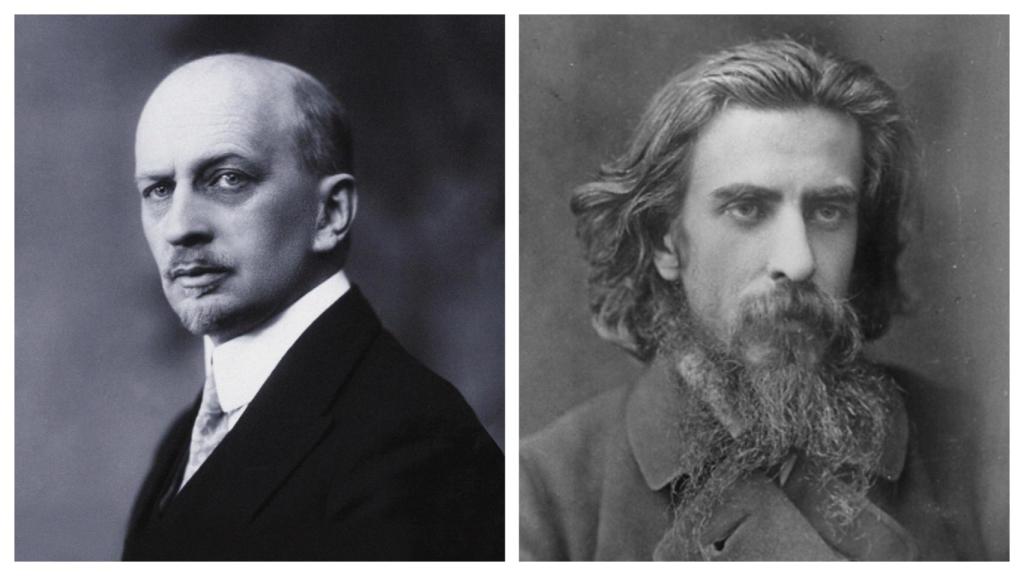 Los filósofos Iván Ilyín y Vladimir Soloviov, pensadores de cabecera de Vladímir Putin.