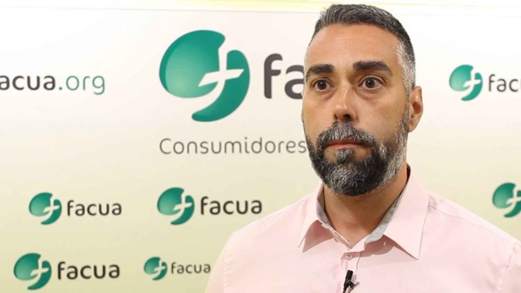 Rubén Sánchez, secretario general de FACUA-Consumidores en Acción.