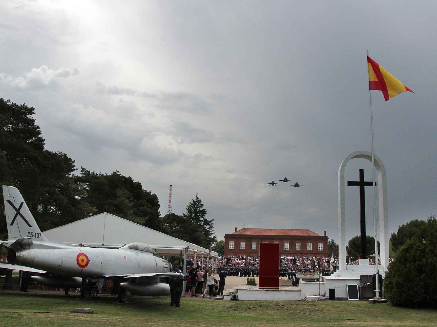 Base área Virgen del Camino de León en la actualidad. El aeródromo fue utilizado por la Legión Cóndor durante la Guerra Civil.