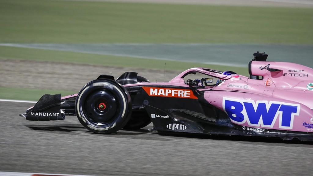 El nuevo diseño del A522 de Fernando Alonso en Bahréin