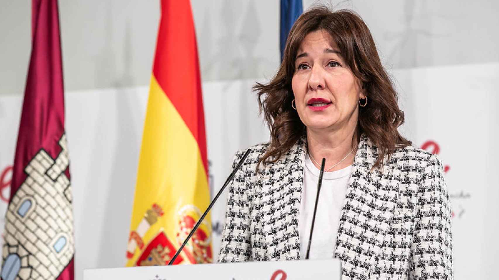 Blanca Fernández este miércoles en rueda de prensa.