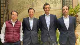 Álvaro Jabón, Ricardo Cañete, Gustavo Trillo y Maximiano Pablos, socios fundadores de Panza Capital.