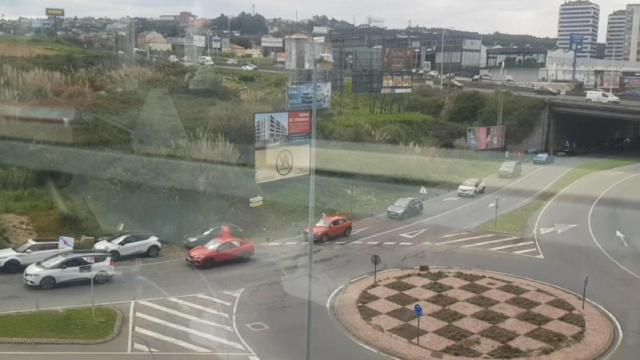 Protesta del personal de residencias privadas en A Coruña.