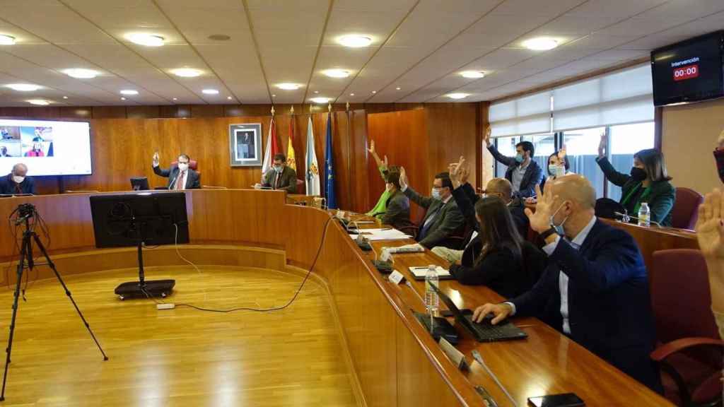 Pleno de concesión de la Medalla de la Ciudad de Vigo y los galardones de Vigueses Distinguidos 2022.