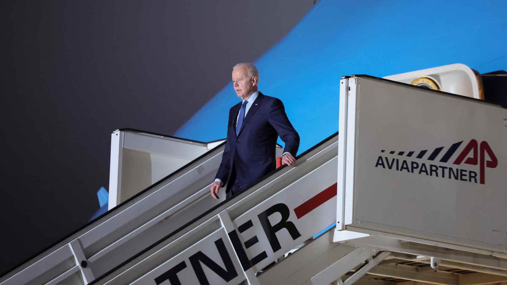 El presidente de Estados Unidos, Joe Biden, a su llegada a Bruselas este miércoles