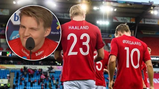 Odegaard y Haaland