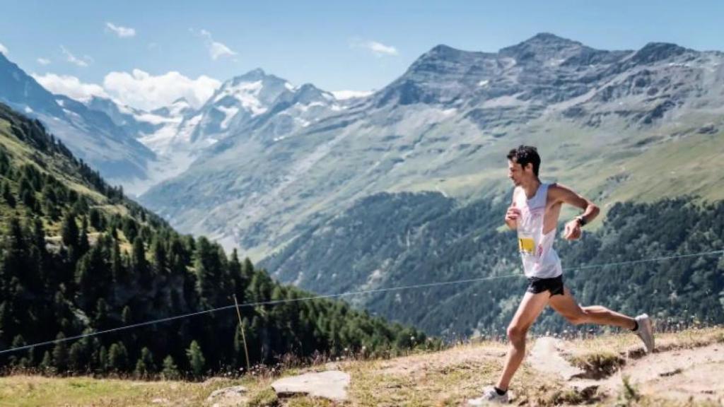 Kilian Jornet durante una carrera.