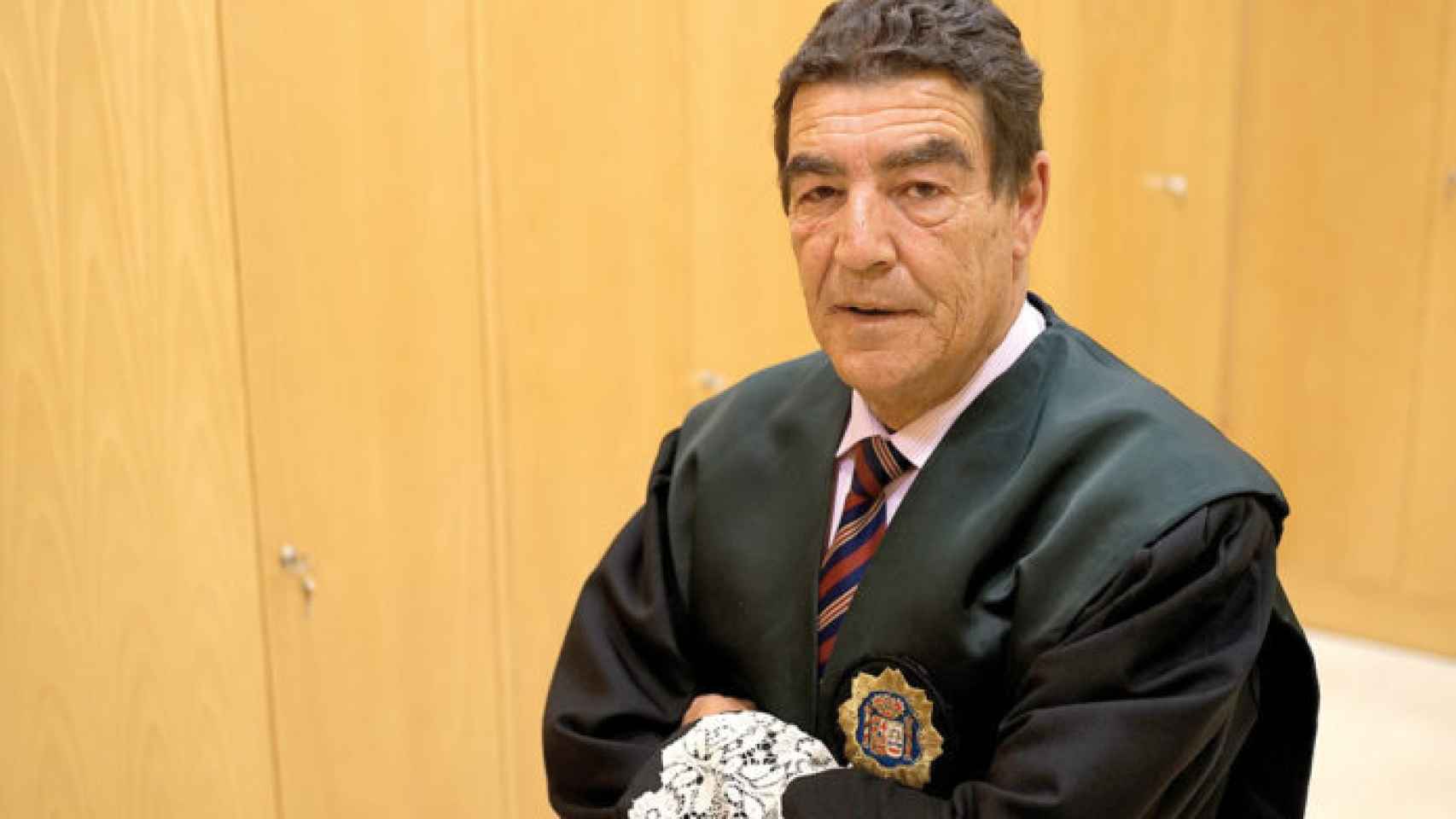El juez Emilio Calatayud, ataviado con su toga, en una imagen de archivo.