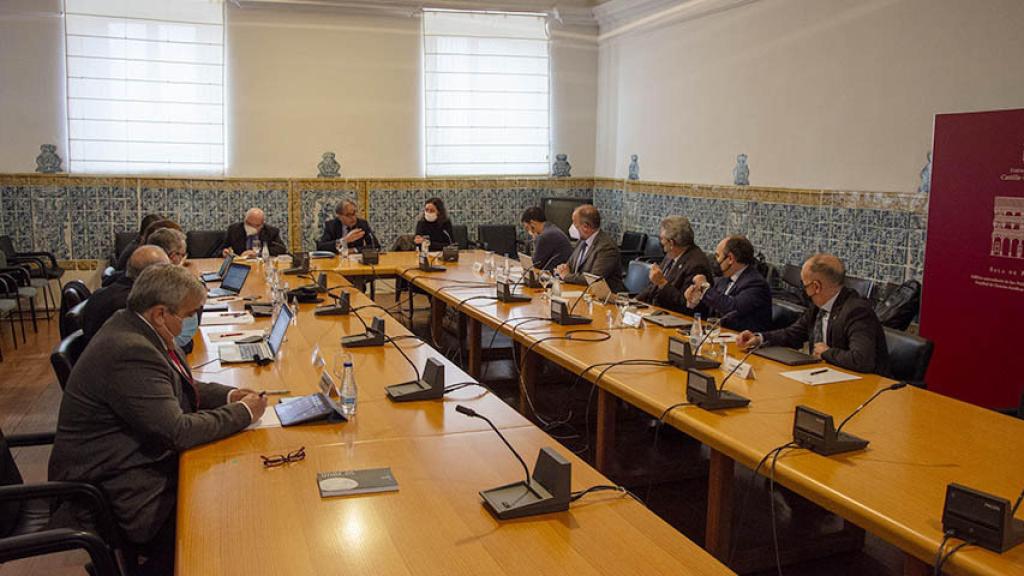 Reunión del G-9 de Universidades con el ministro Joan Subirats en Toledo. Foto: UCLM.