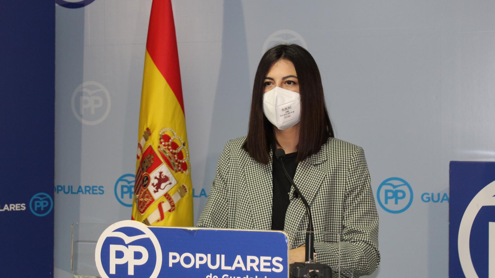 María Patricio, portavoz provincial del Partido Popular de Guadalajara. Foto: PP Guadalajara.