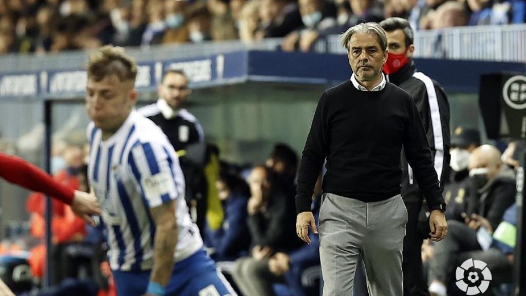 Natxo González, entrenador del Málaga CF.