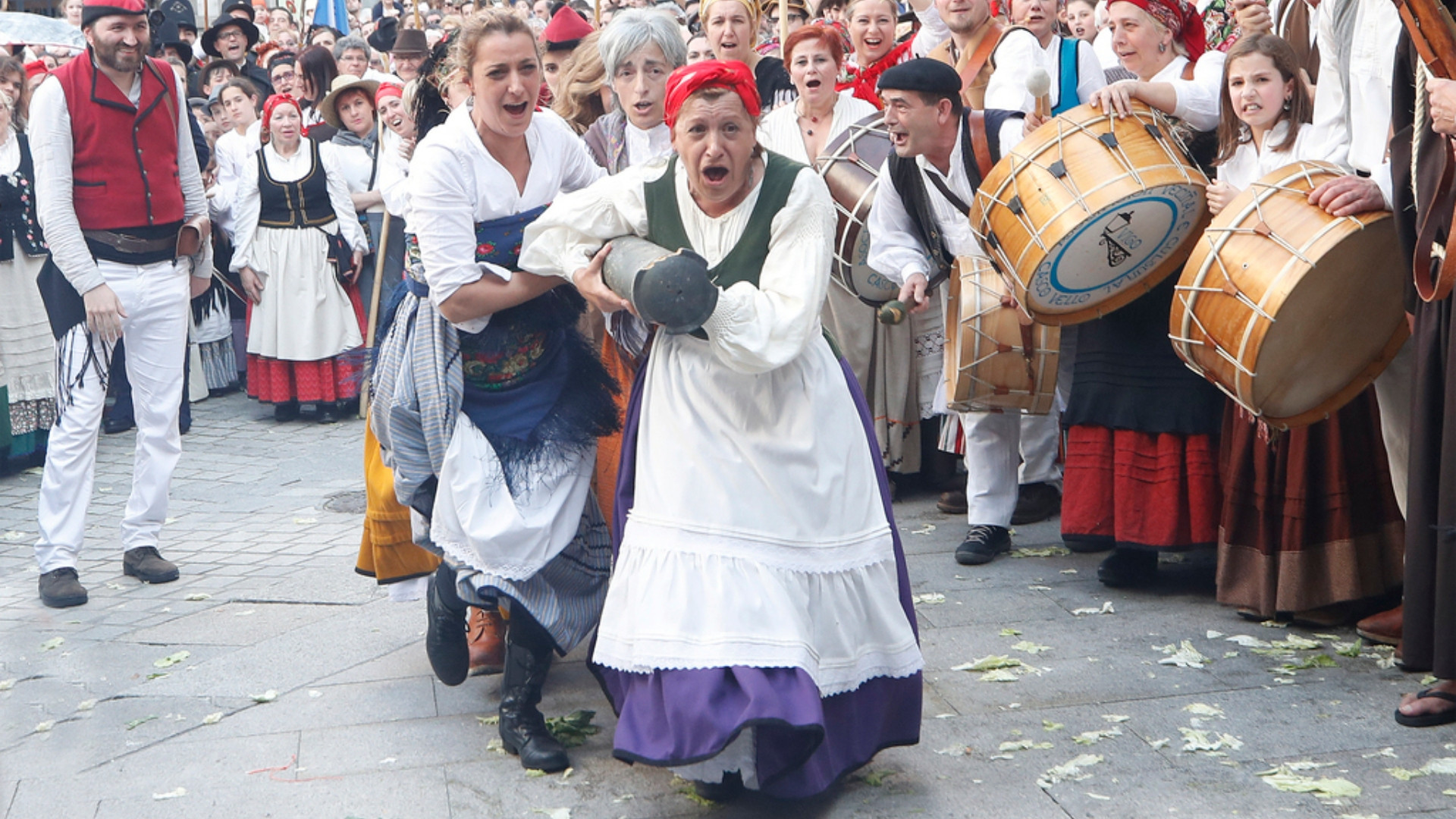 Representación de la Reconquista de Vigo.